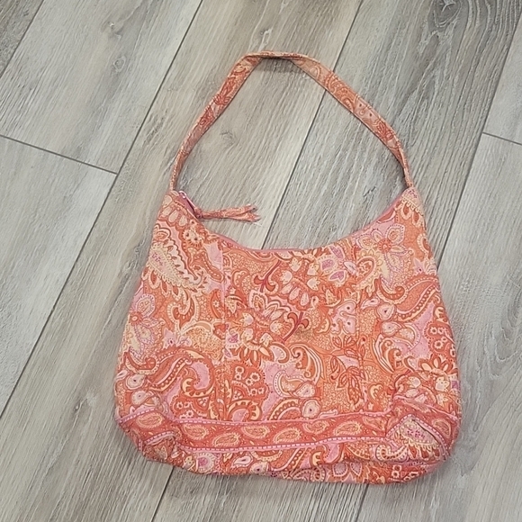 Vera Bradley Handbags - Vera Bradley Orange and Pink Shoulder Bag
